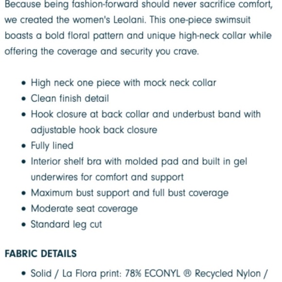 PRANA NWT LEOLANI SWIMSUIT BLACK LA FLORA SMALL - Picture 11 of 11